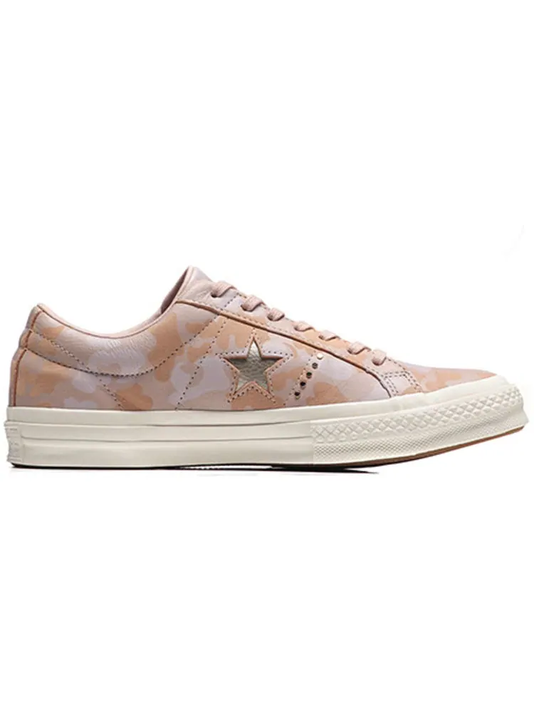 Кеды Converse One star Pink Camouflage Printing — изображение 2 из 5, розовый