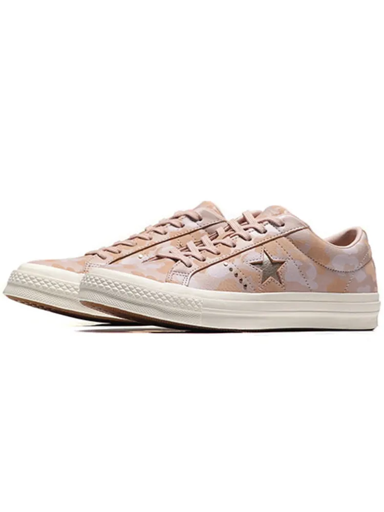 Кеды Converse One star Pink Camouflage Printing — изображение 3 из 5, розовый