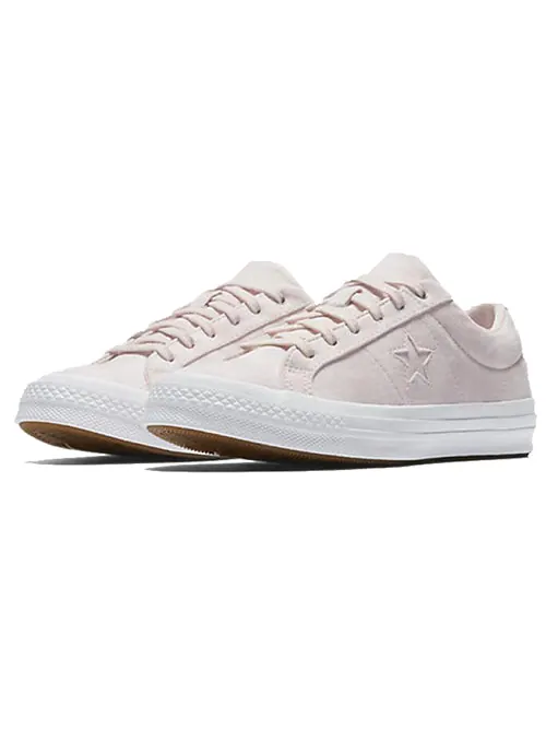 Кеды Converse One Star OX Barely Rose 'White Pink' — изображение 2 из 4, белый