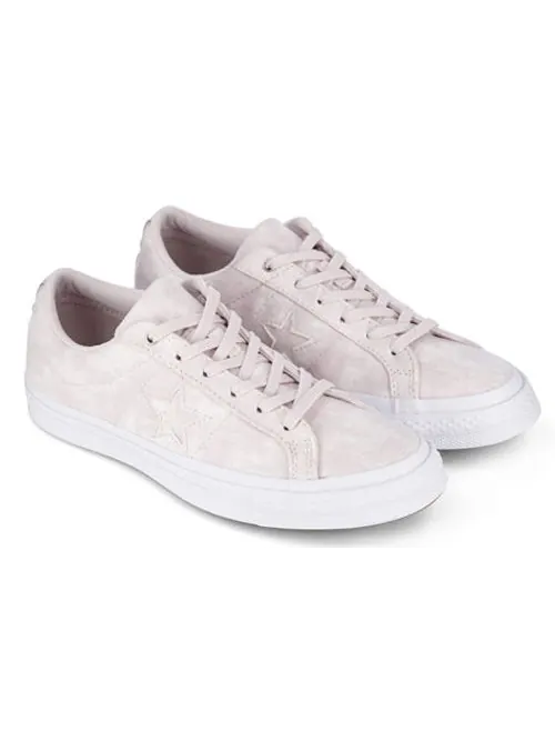 Кеды Converse One Star OX Barely Rose 'White Pink' — изображение 3 из 4, белый