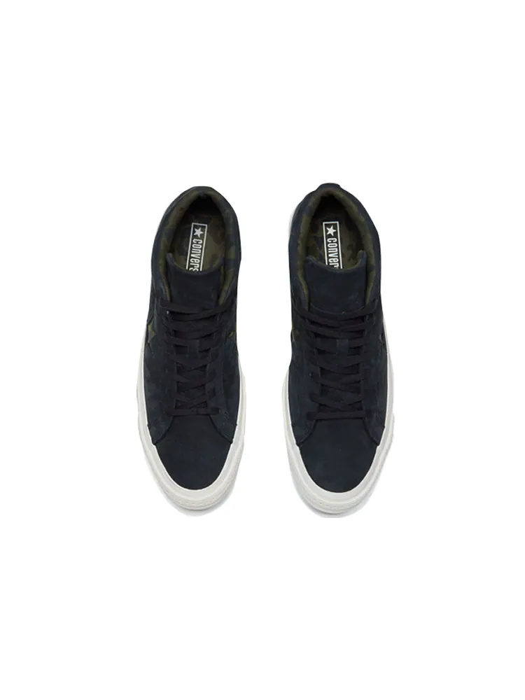 Кеды Converse One Star Utility Camo 'Black White' — изображение 4 из 6, черный