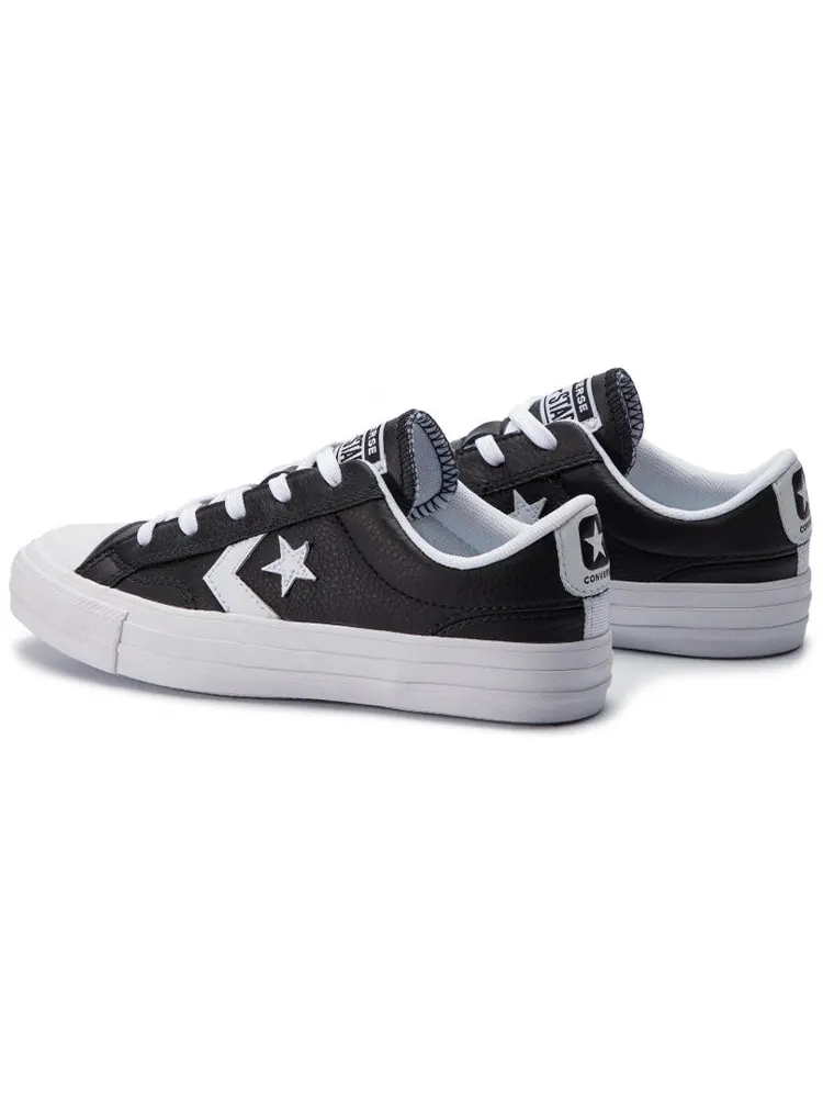 Кеды Converse Star Player Ox Black Leather Black — изображение 3 из 4, черный