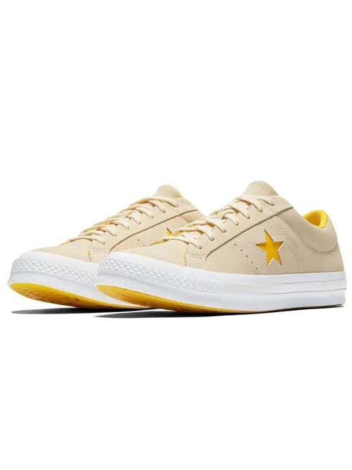 Кроссовки one star low 'beige yellow' Converse — изображение 2 из 4, желтый