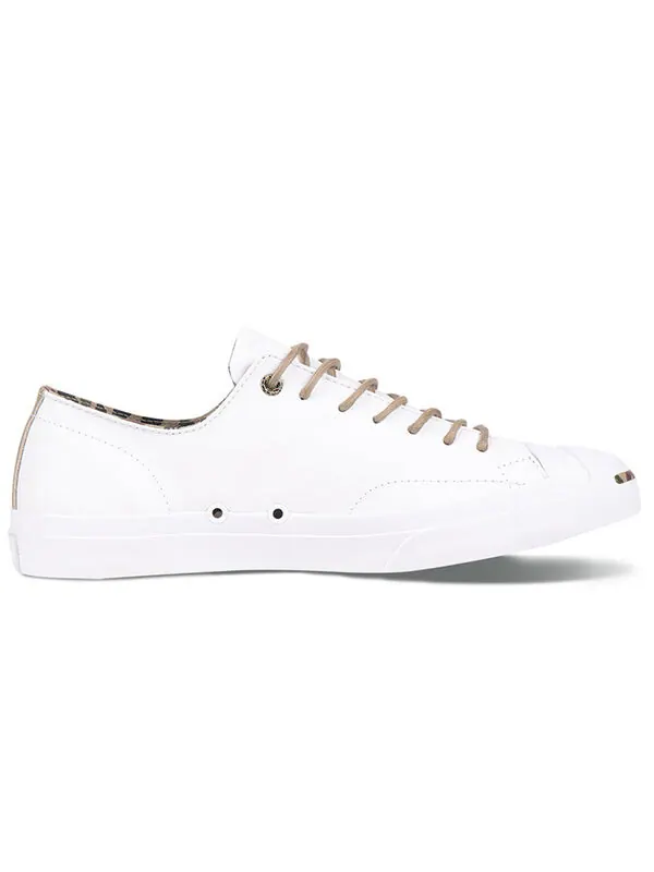 Кроссовки jack purcell wear-resistant non-slip low tops casual skateboarding shoes white Converse — изображение 2 из 4, белый
