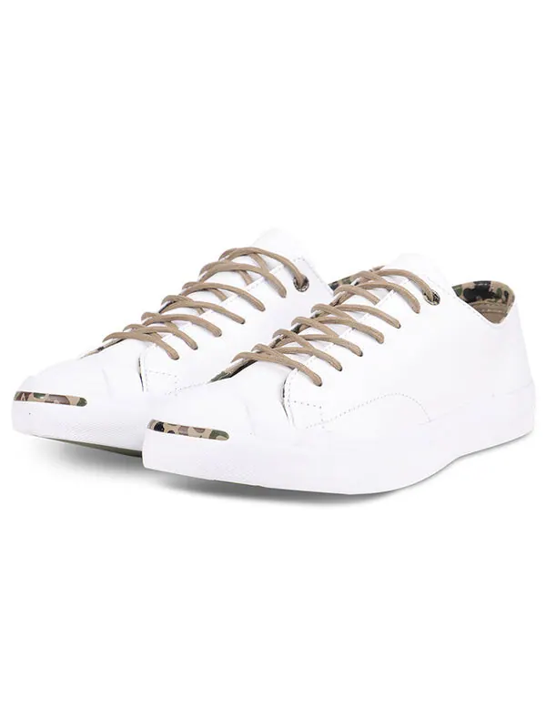 Кроссовки jack purcell wear-resistant non-slip low tops casual skateboarding shoes white Converse — изображение 3 из 4, белый