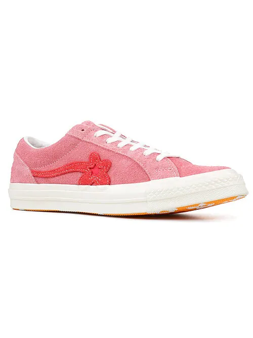 Кроссовки golf le fleur x one star ox 'geranium pink' Converse — изображение 3 из 4, розовый/синий