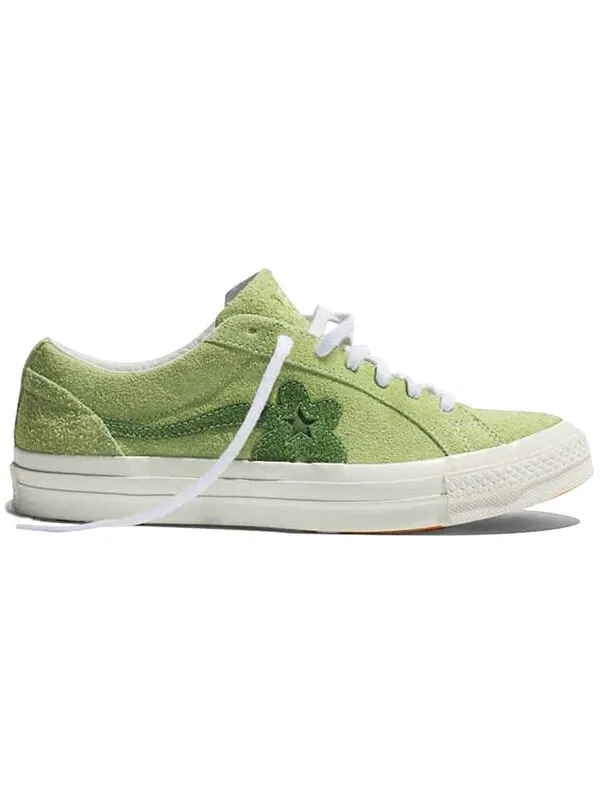 Кроссовки golf le fleur x one star ox 'jade lime' Converse — изображение 2 из 4, зеленый/белый