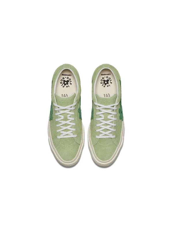 Кроссовки golf le fleur x one star ox 'jade lime' Converse — изображение 3 из 4, зеленый/белый