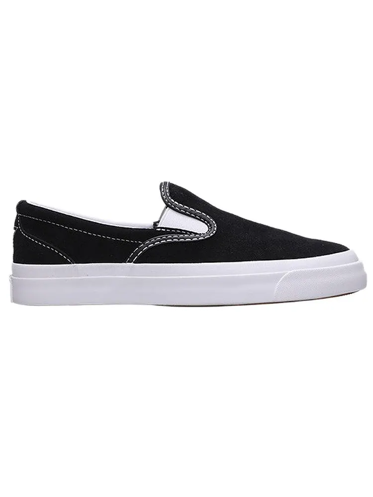 Кеды Converse One Star CC Pro Suede Slip-On 'Black White' — изображение 2 из 4, черный
