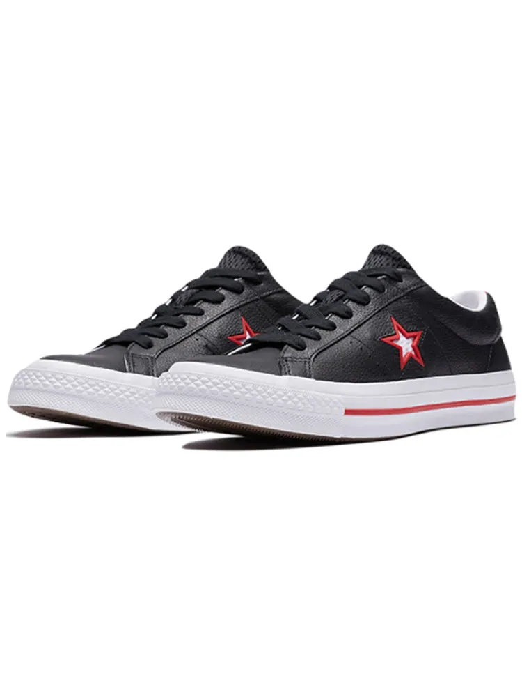 Кеды Converse One Star M shoes black — изображение 2 из 4, красный