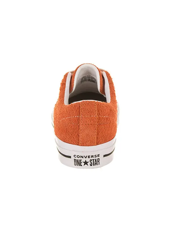 Кроссовки one star ox vintage suede 'bold mandarin' Converse — изображение 3 из 4, оранжевый/белый/черный