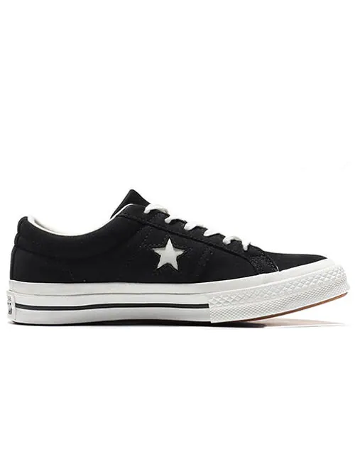 Кроссовки one star ox 'black egret' Converse — изображение 2 из 4, черный