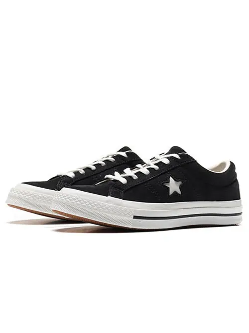 Кроссовки one star ox 'black egret' Converse — изображение 3 из 4, черный