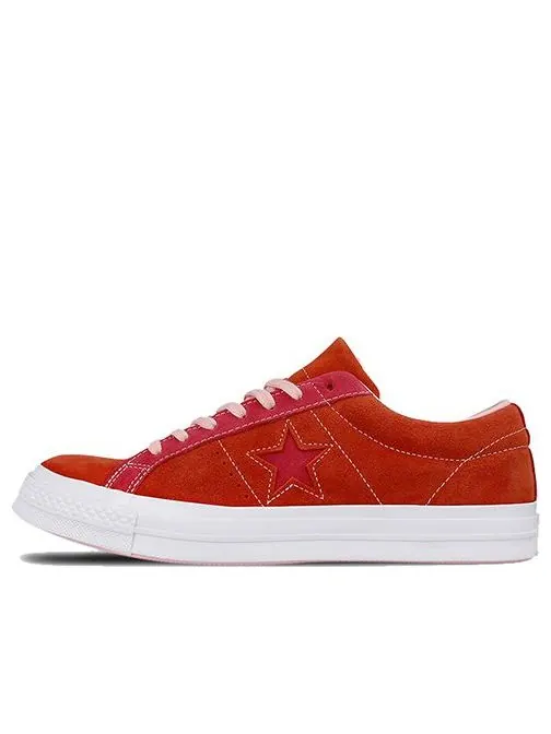 Кроссовки one star low 'enamel red' Converse — изображение 1 из 4, красный
