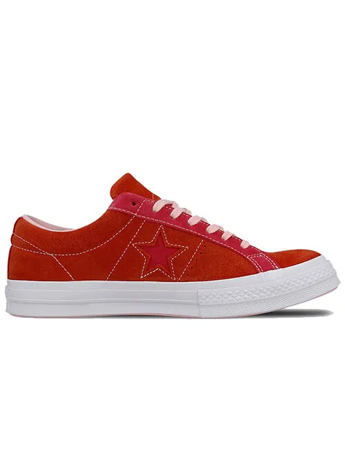 Кроссовки one star low 'enamel red' Converse — изображение 2 из 4, красный