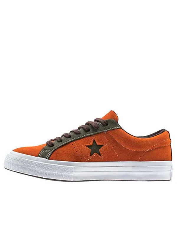 Кроссовки one star ox 'bold mandarin' Converse — изображение 1 из 4, оранжевый