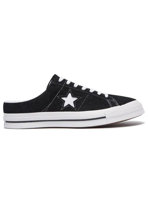 Тапочки one star mule 'black' Converse — изображение 2 из 4, черный