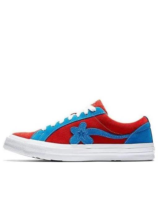 Кроссовки golf le fleur x one star ox 'molten lava' Converse — изображение 1 из 4, красный/синий