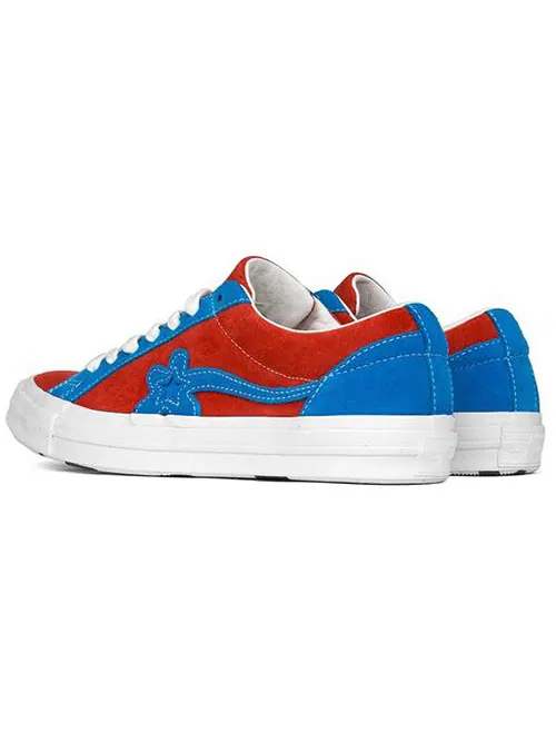 Кроссовки golf le fleur x one star ox 'molten lava' Converse — изображение 4 из 4, красный/синий