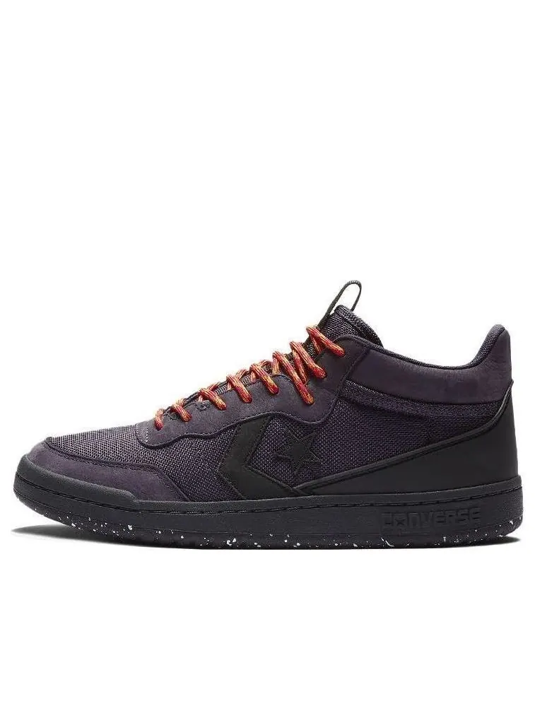 Кеды Converse Fastbreak Mountaineer Leather Mid Cave Lila Purple/Black — изображение 1 из 6, серый