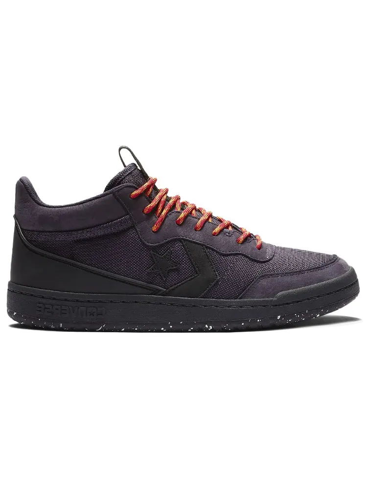 Кеды Converse Fastbreak Mountaineer Leather Mid Cave Lila Purple/Black — изображение 2 из 6, серый
