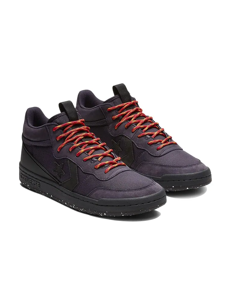 Кеды Converse Fastbreak Mountaineer Leather Mid Cave Lila Purple/Black — изображение 3 из 6, серый
