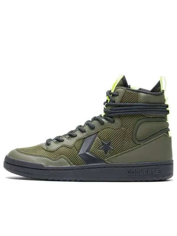 Кроссовки fastbreak high 'utility green volt' Converse — изображение 1 из 3, зеленый