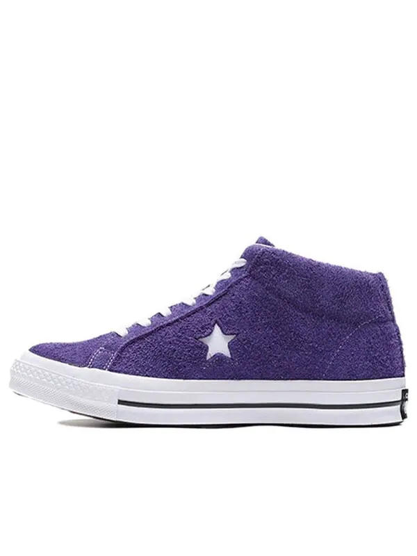 Кроссовки one star mid 'purple fuzz' Converse — изображение 1 из 4, фиолетовый