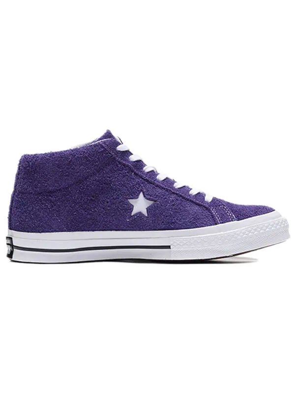 Кроссовки one star mid 'purple fuzz' Converse — изображение 2 из 4, фиолетовый