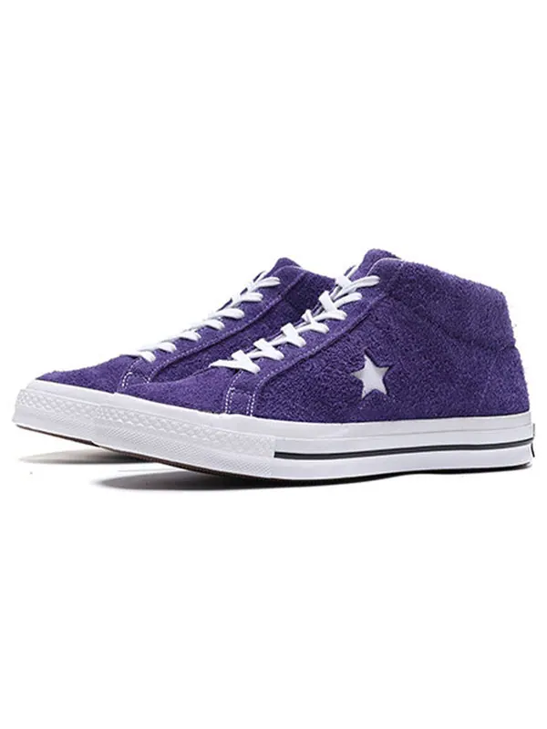 Кроссовки one star mid 'purple fuzz' Converse — изображение 3 из 4, фиолетовый
