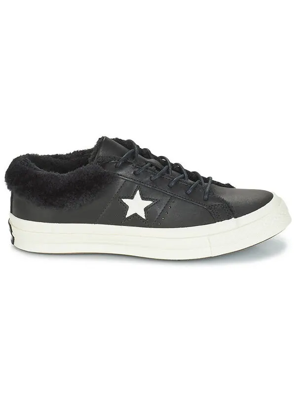 Кроссовки one star low street warmer 'black' Converse — изображение 2 из 2, черный