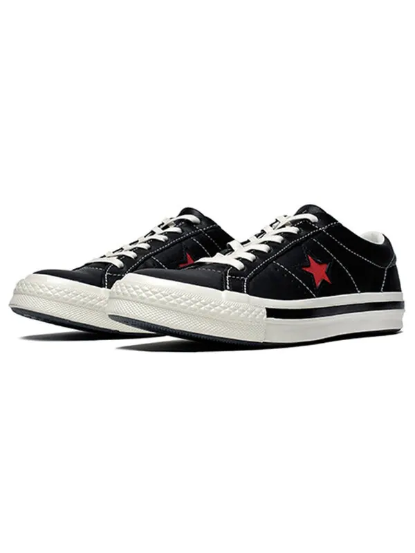 Кроссовки kasina x one star ox 'black fiery red' Converse — изображение 2 из 4, черный