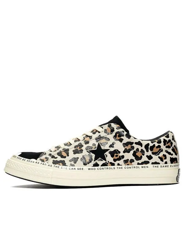 Кроссовки brain dead x one star low 'multi print' Converse — изображение 1 из 4, черный/белый