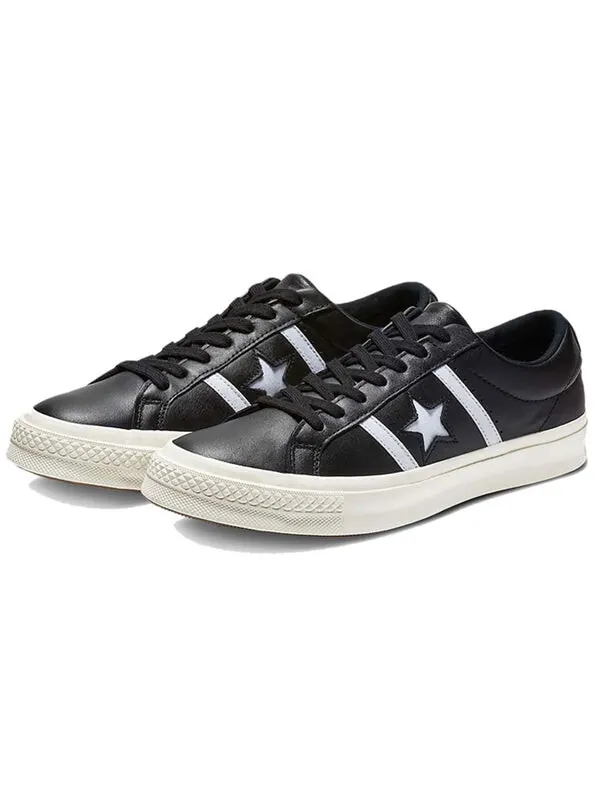 Кроссовки one star academy leather ox 'black' Converse — изображение 2 из 4, черный