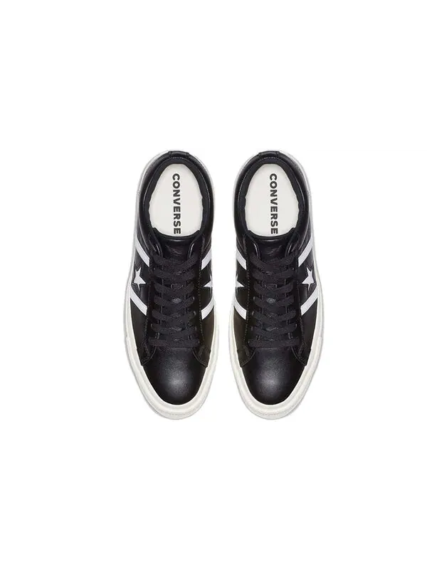 Кроссовки one star academy leather ox 'black' Converse — изображение 3 из 4, черный