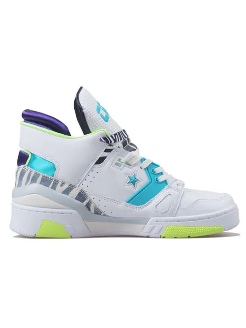 Кроссовки just don x erx-260 mid 'animal - white teal' Converse — изображение 2 из 4, белый/синий