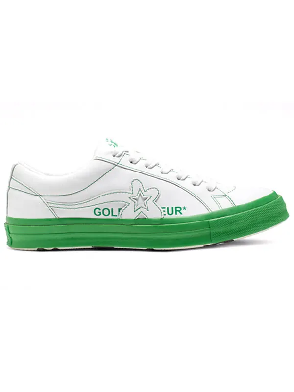 Кроссовки golf le fleur x one star ox 'kelly green' Converse — изображение 2 из 4, зеленый
