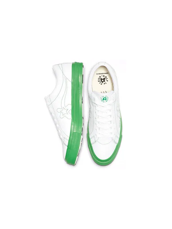 Кроссовки golf le fleur x one star ox 'kelly green' Converse — изображение 4 из 4, зеленый