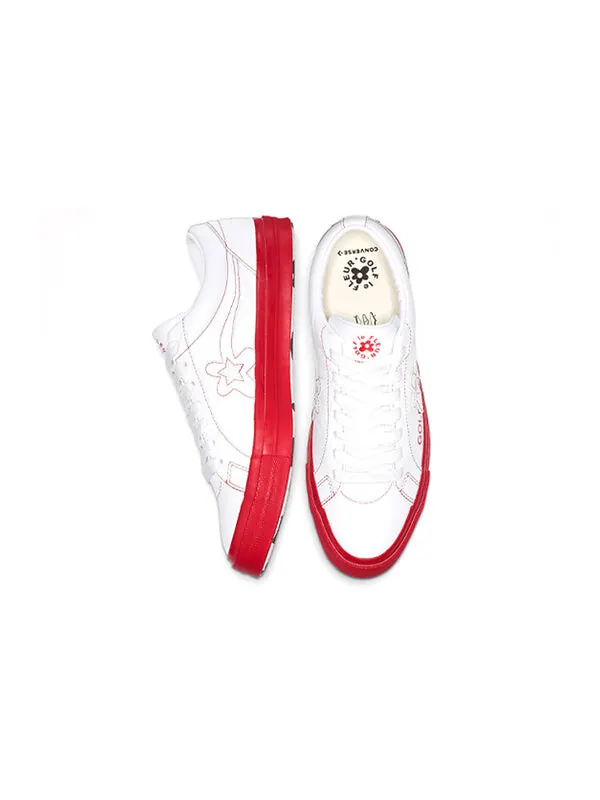 Кроссовки golf le fleur x one star ox 'racing red' Converse — изображение 4 из 4, красный