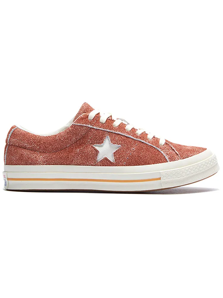 Кроссовки Converse One Star Low 'Dusty Peach' — изображение 2 из 4, красный