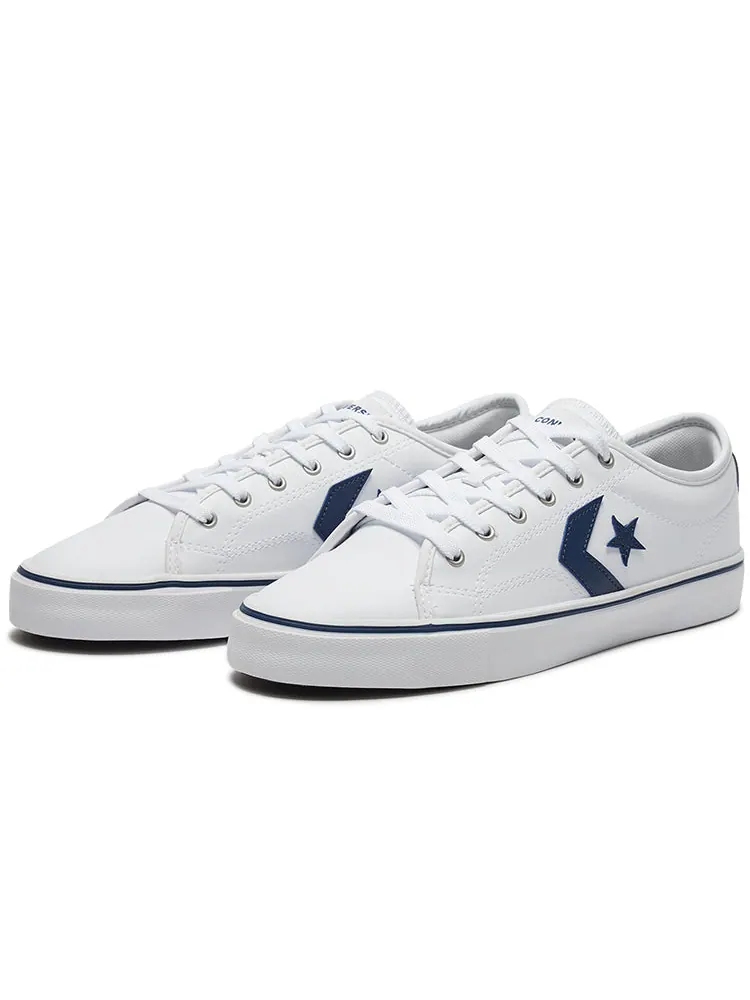 Кеды Converse Star Replay Leather 'White Navy' — изображение 2 из 4, белый