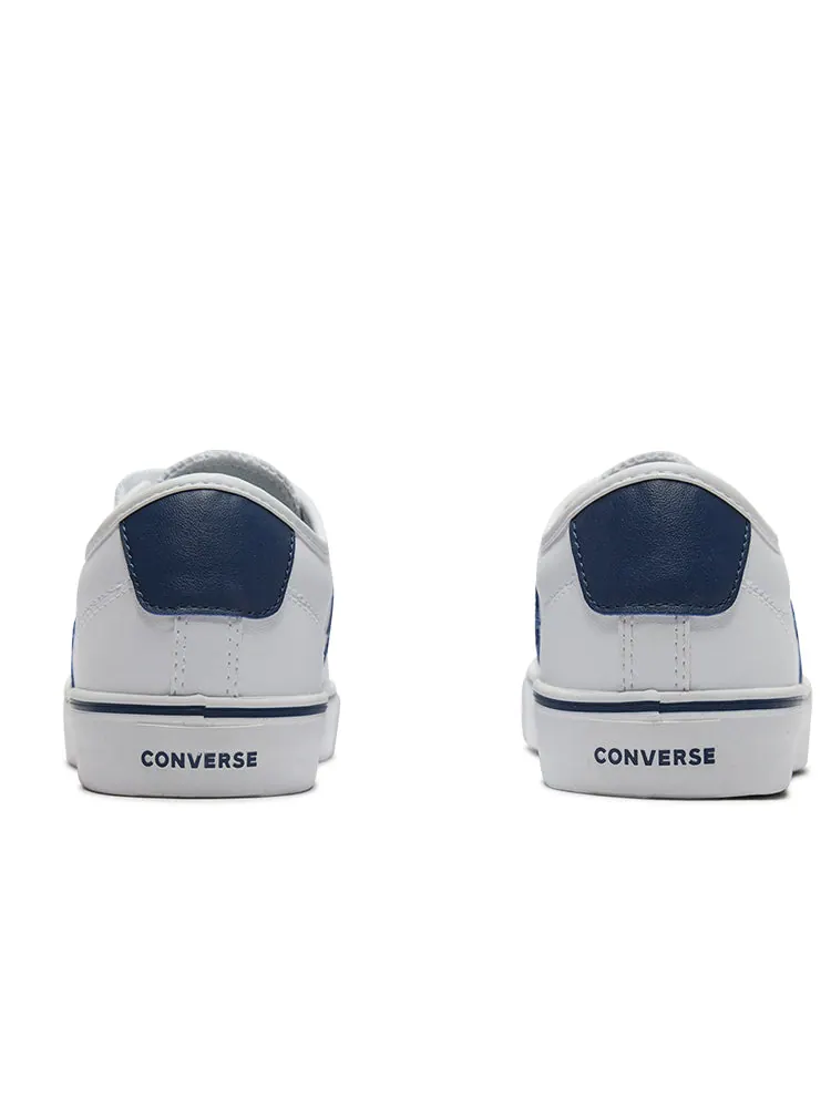 Кеды Converse Star Replay Leather 'White Navy' — изображение 4 из 4, белый