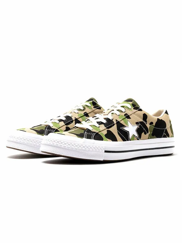 Кроссовки one star low 'archive print - duck camo' Converse — изображение 2 из 4, камуфляж