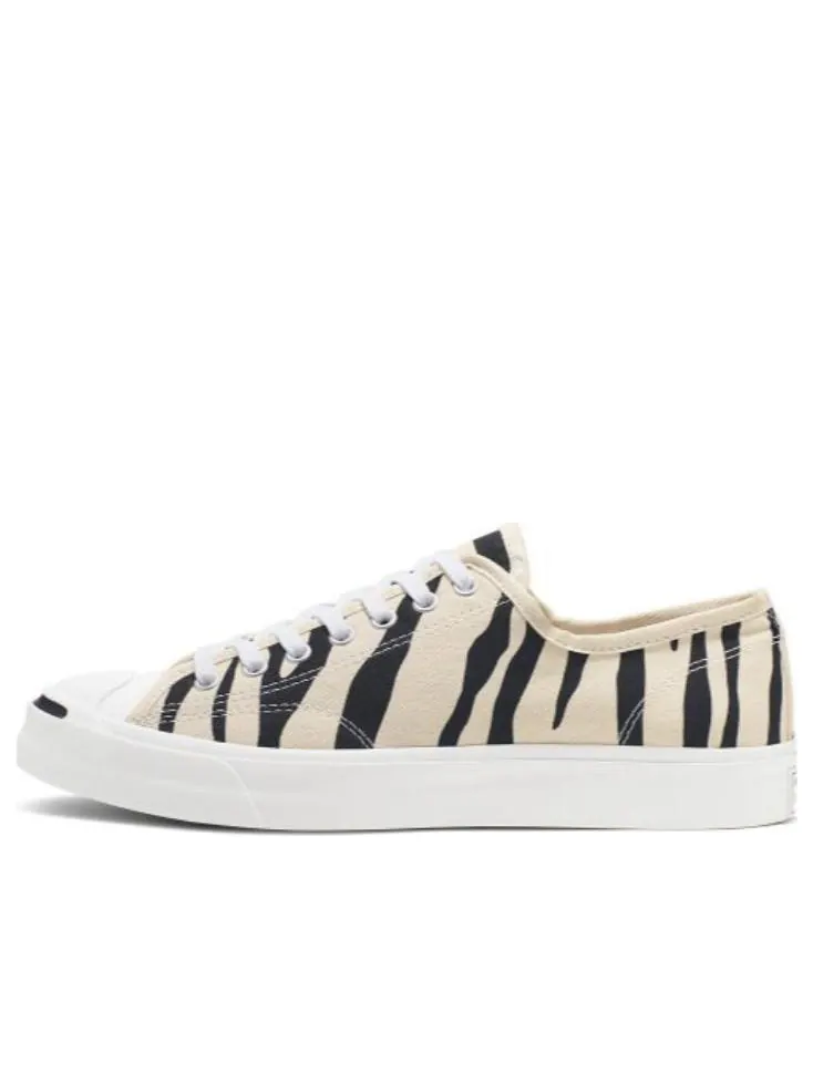 Кеды Converse Jack Purcell Ox 'Zebra Print' — изображение 1 из 5, белый