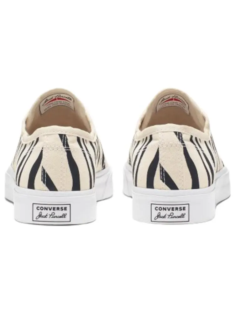 Кеды Converse Jack Purcell Ox 'Zebra Print' — изображение 4 из 5, белый