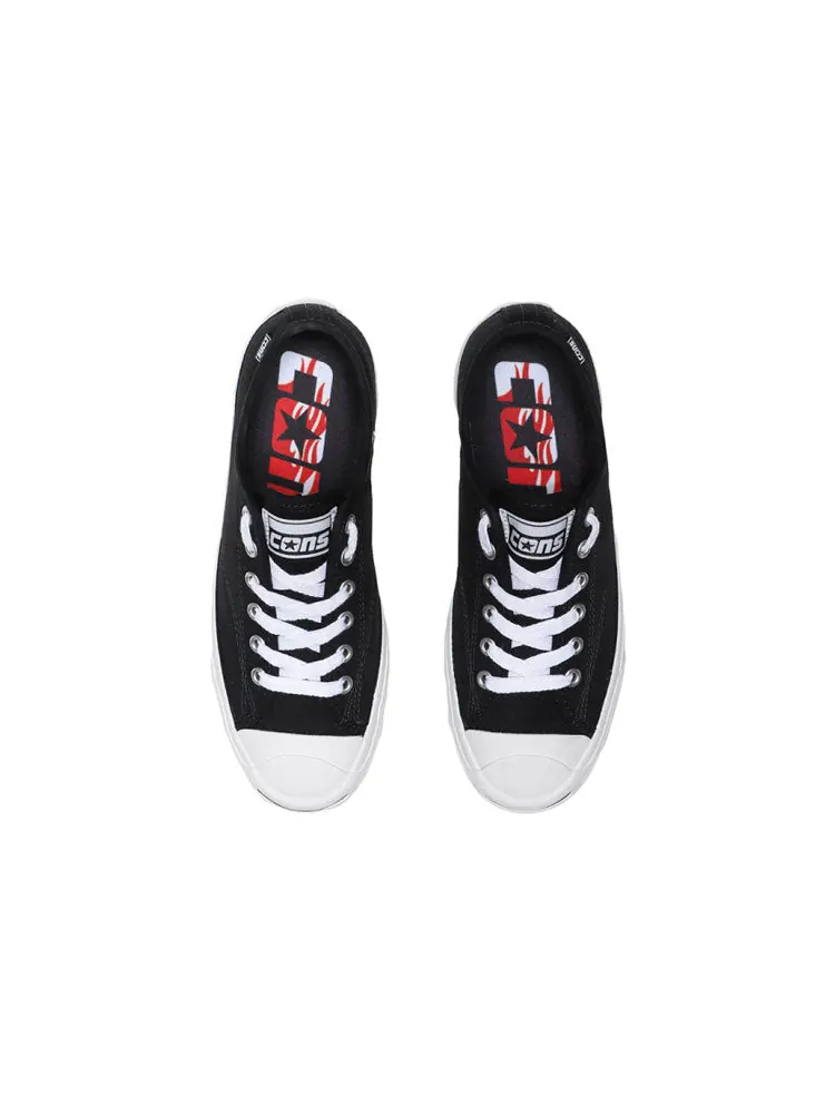 Кеды Converse Jack Purcell Pro Low 'Black Flame' — изображение 5 из 6, черный