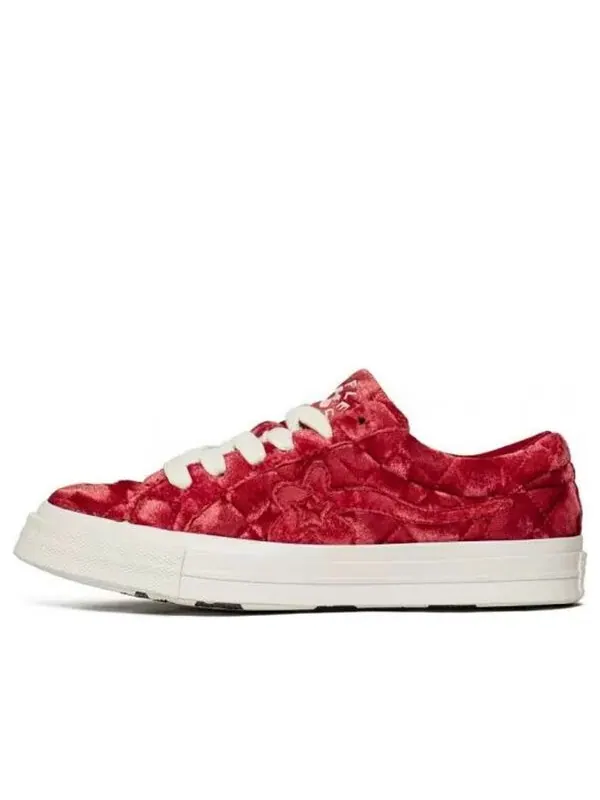 Кроссовки golf le fleur x one star 'quilted velvet cherry' Converse