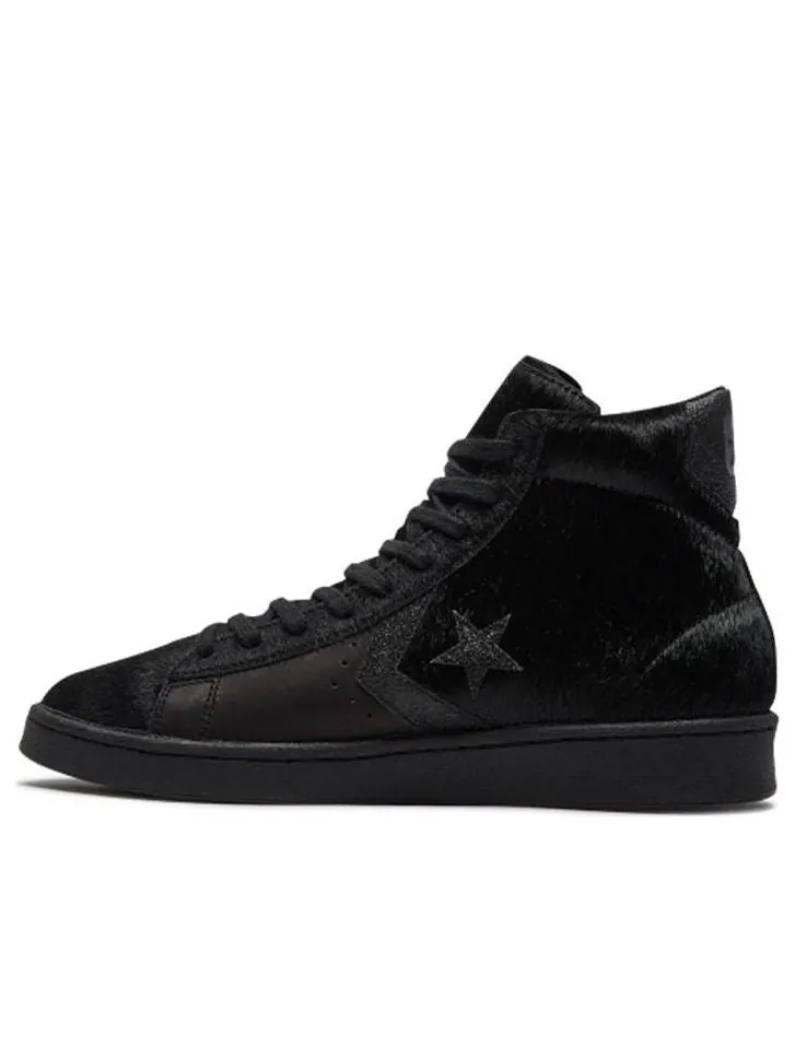 Кеды Converse Pro Leather 'Black Pony Hair' — изображение 1 из 5, черный