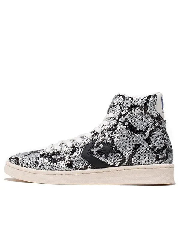 Кроссовки pro leather mid 'snakequins' Converse — изображение 1 из 3, черный