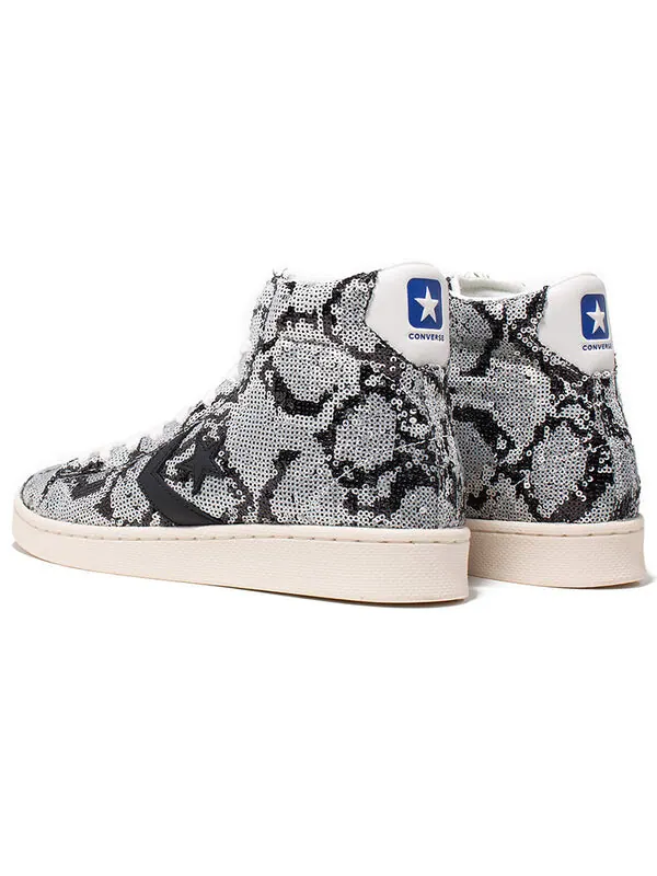 Кроссовки pro leather mid 'snakequins' Converse — изображение 3 из 3, черный